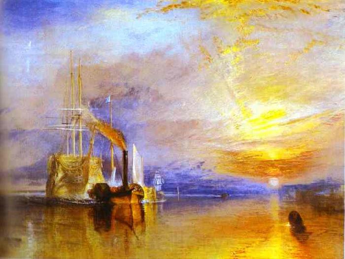 J.M.W. Turner Fighting Temeraire Tugged to Her Last Berth to Be Broken up Germany oil painting art